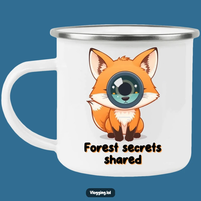 Funny Curious Fox Camping Mug: For the Adventurous and Observant