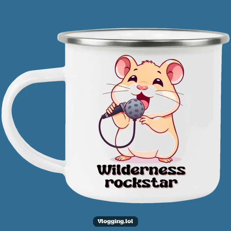 Funny Hamster Campfire Song Mug - Hilarious Outdoor Gift for Adventurers