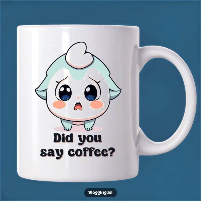 Funny Surprise Mug: Surprised Character Gasping, Perfect Funny Gift for Shocked Moments