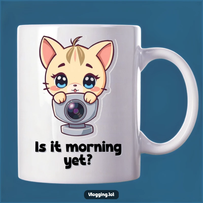 Funny Webcam Peeker Mug: Curious Character Watching You Funny Gift Idea
