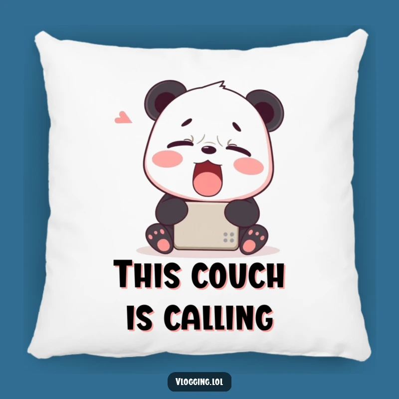 Funny Tired Panda Pillow: Cozy Comfort for Sleepy Souls!