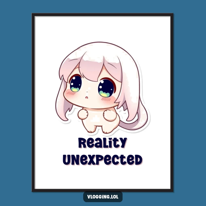 Funny Surprised Screen Digital Art: Hilarious Reaction Art for Your Walls