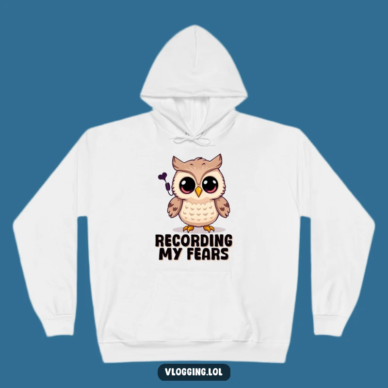 Funny Joyful Owl Hoodie - Cozy Spooky Sound Gear Gift