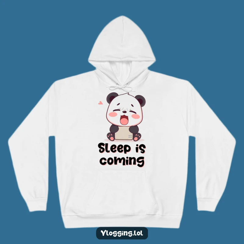 Funny Tired Panda Hoodie: Cozy Up with Exhausted Vibes – Great Gift!