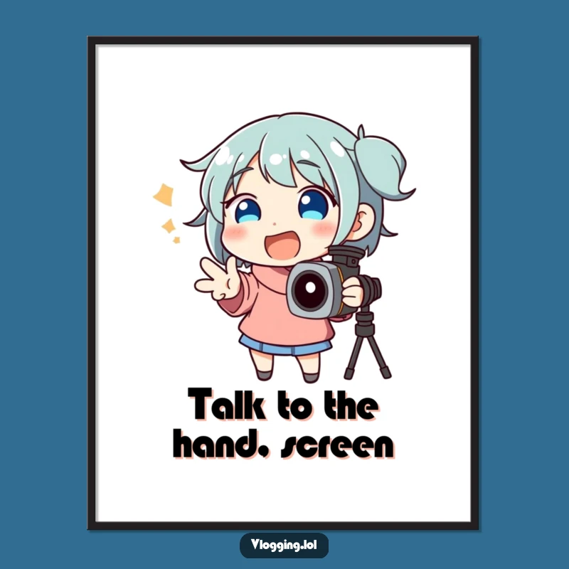 Free Printable Wall Art: Wildly Speaking Character, Humorous Downloadable Home Decor!