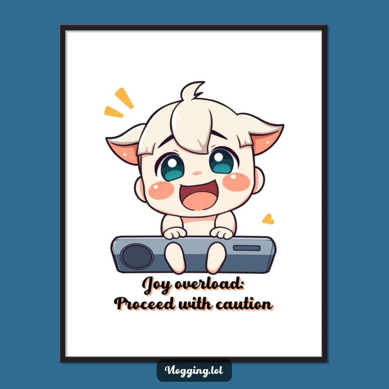 Joyful Art: Free Printable Exaggerated Reaction Humor Downloadable Decor Gift