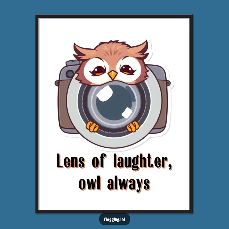 Funny Free Printable Wall Art Owl Photographer Downloadable Decor