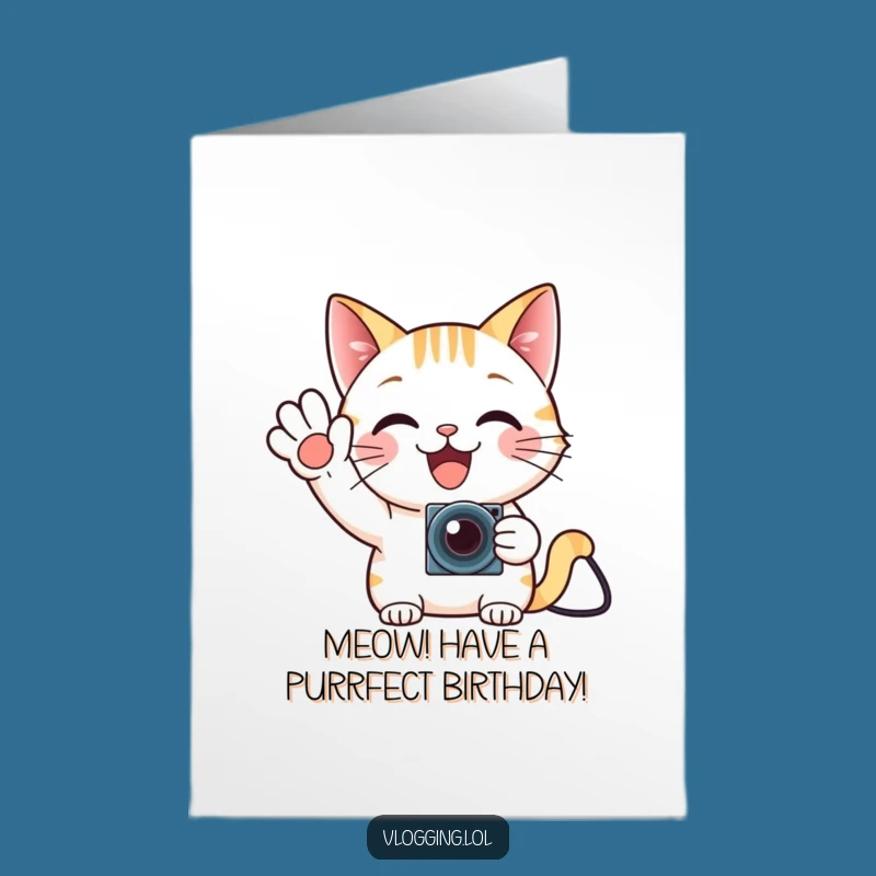 Free Printable Cat Birthday Card - Enthusiastic Downloadable Gamer Gift