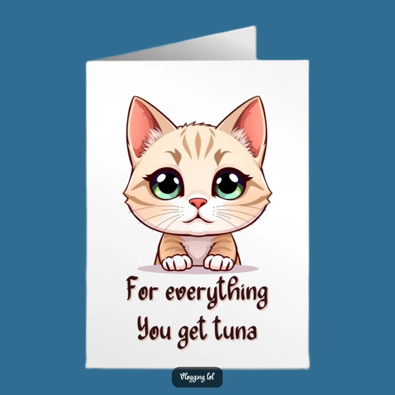 Funny Free Printable Thank You Card: Curious Cat's Reaction, Downloadable Gift