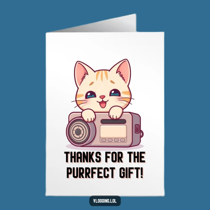 Free Printable Funny Cat Thank You Card: Grateful Kitty's Delight! Download Now!