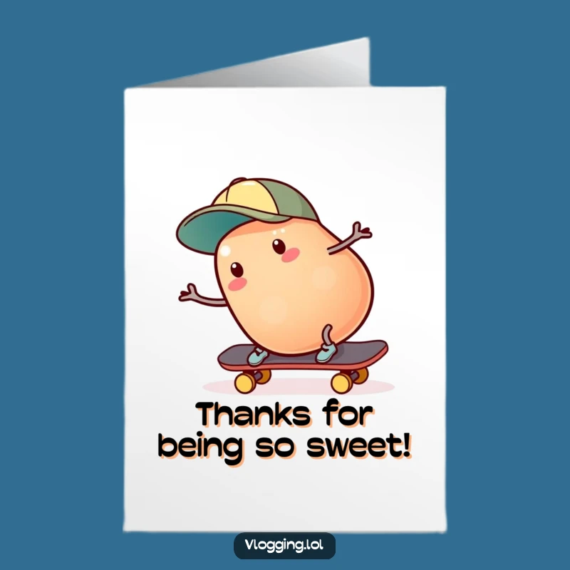 Free Printable Jelly Bean Thank You Card: Sweet and Funny Downloadable