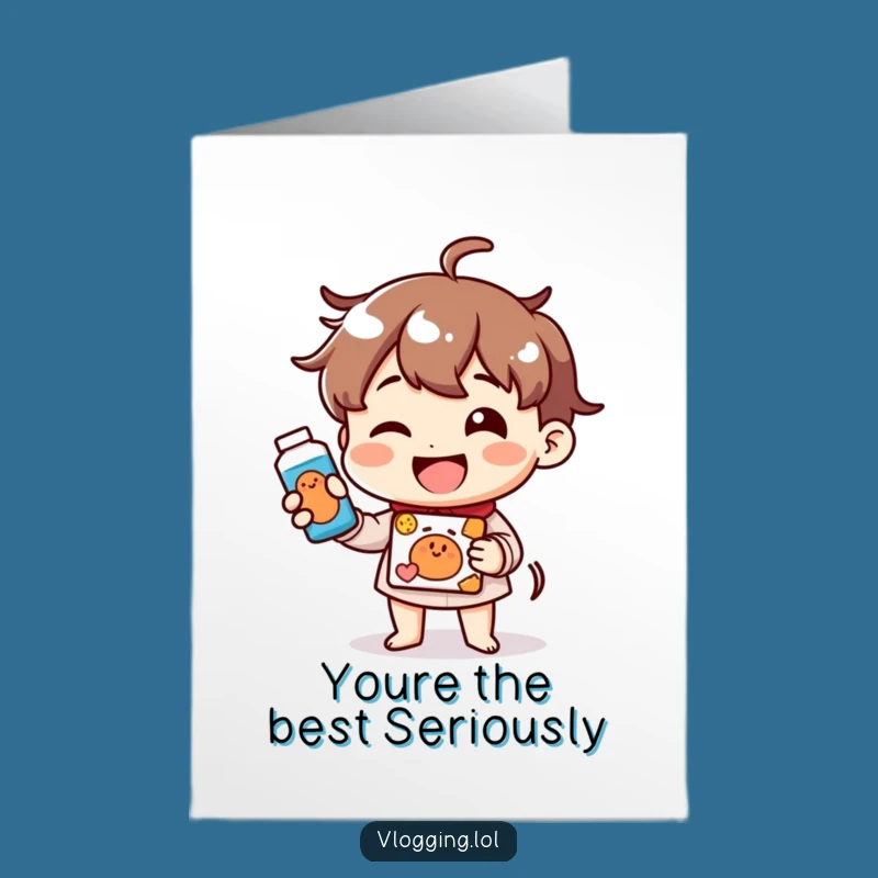 Grateful Demo Card: Free Printable Smile Humor Downloadable Gift