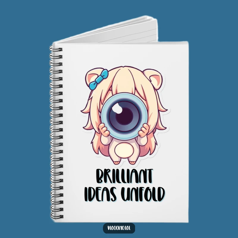 Funny Cheerful Presenter Notebook: Colorful Character Journal Gift