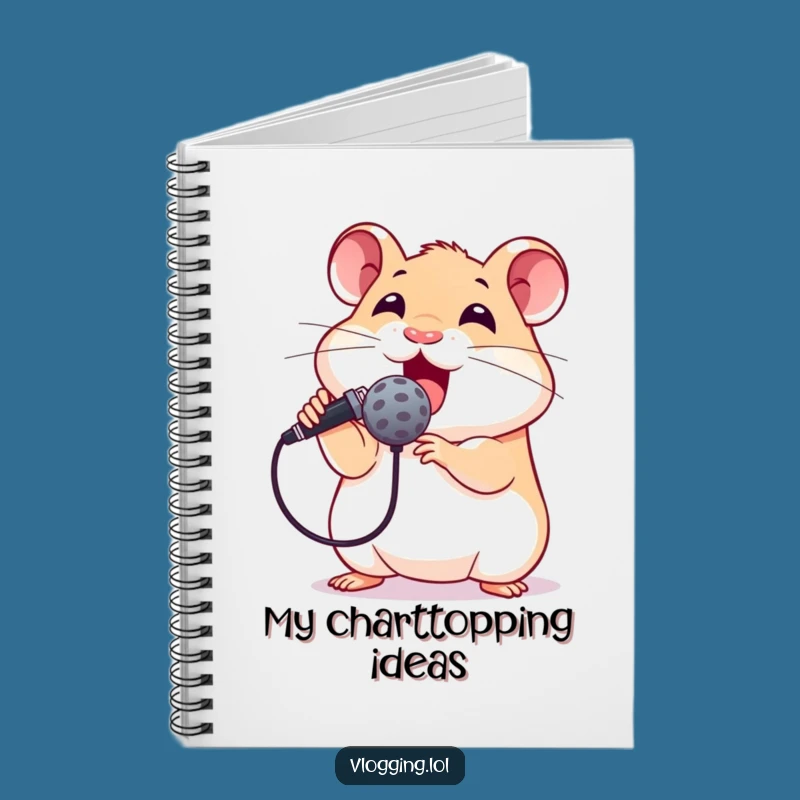 Funny Hamster Songwriter Notebook - Hilarious Journal for Creative Ideas