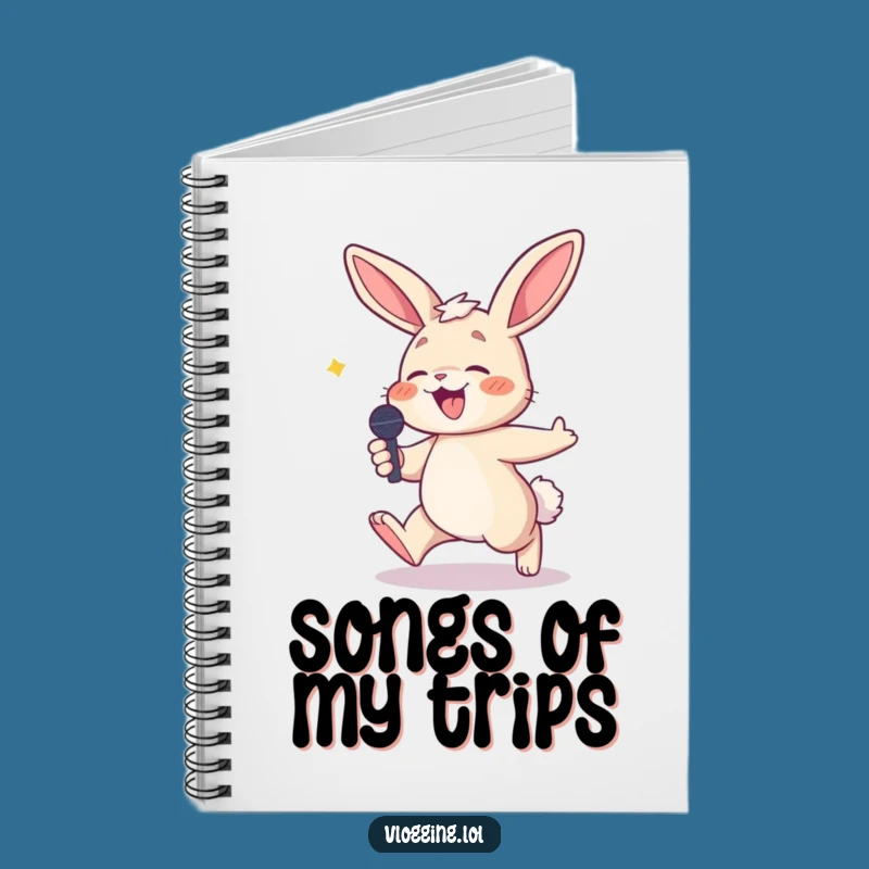 Funny Bunny Journal - Tripping Mic Notes, Hilarious Creative Diary Gift