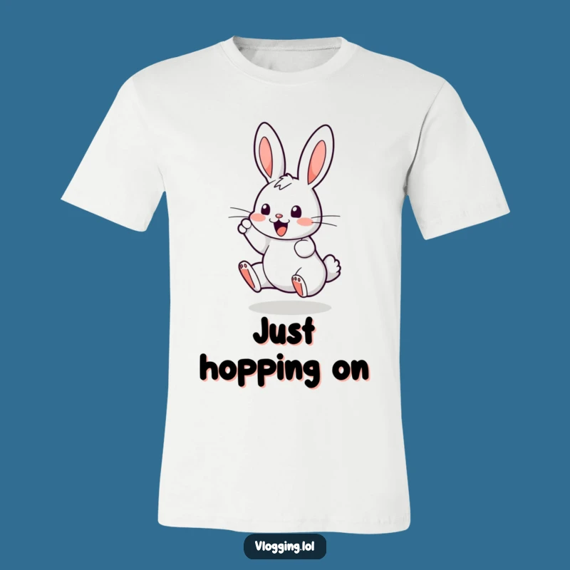 Funny Bouncing Bunny Screen T-Shirt: Hilarious Tee for Digital Natives!