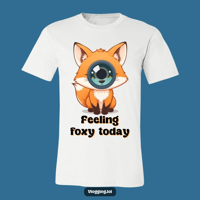 Funny Curious Fox T-Shirt: Wear Your Wonder with Humorous Style