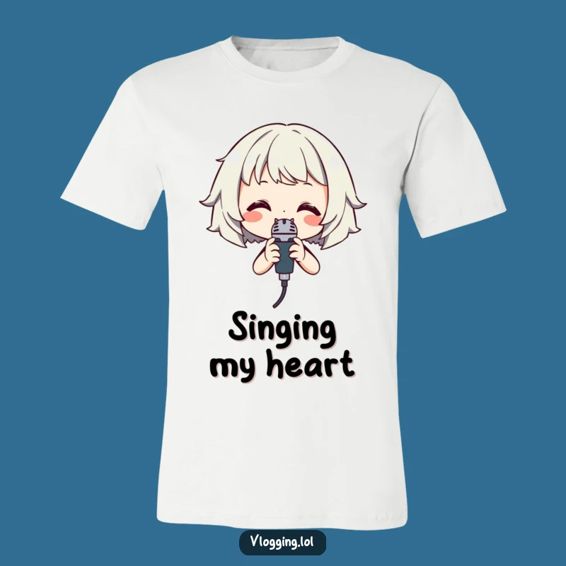 Funny Singer T-Shirt: Microphone Ready for Your Performance!