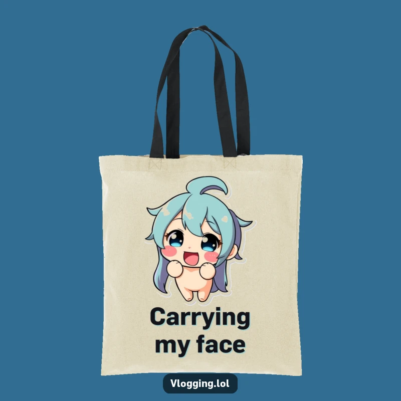 Funny Funny Face Tote Bag: Carry Your Humor with this Funny Gift