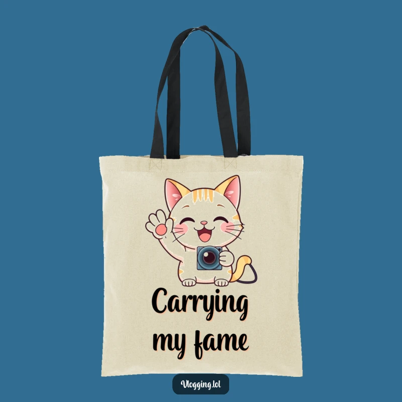 Funny Cat Gamer Tote Bag - Carry Your Enthusiasm Everywhere