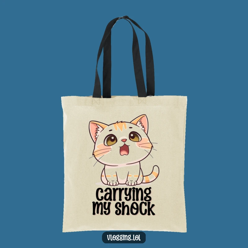 Funny Cat Drama Tote Bag - Stylish & Humorous Gift for Cat Owners
