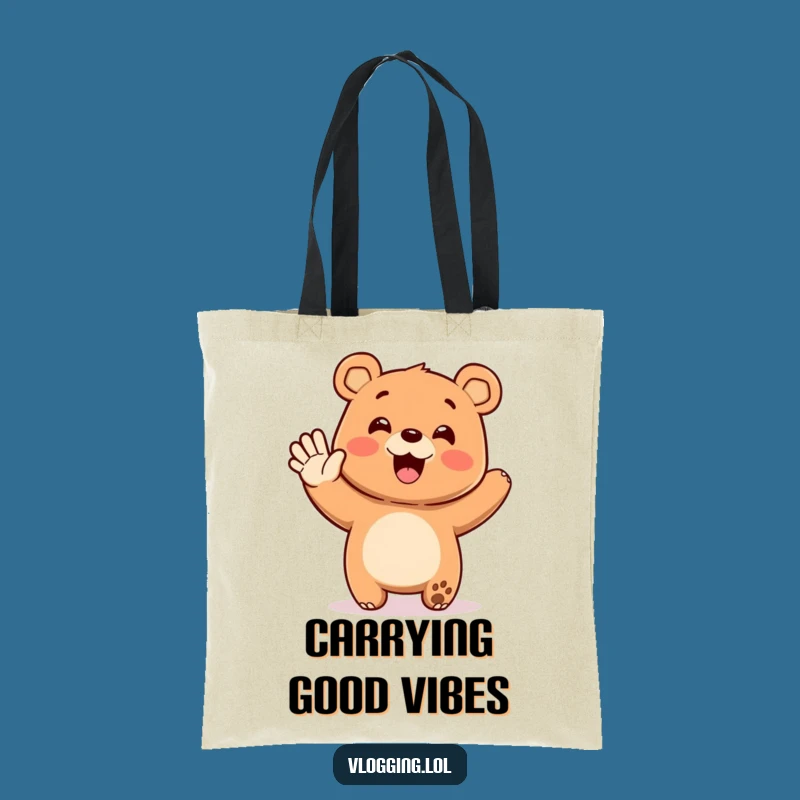 Funny Bear Welcome Tote Bag - Stylish & Humorous Gift for Bear Lovers