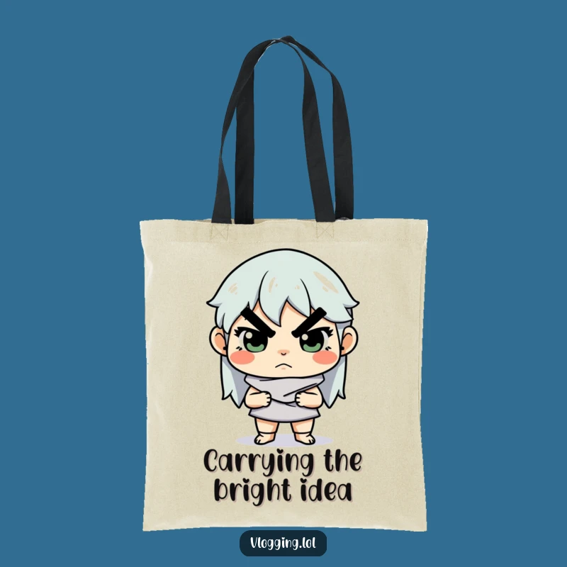 Funny Creator Tote Bag: Serious Lighting Adjuster, Great Funny Gift for Art Enthusiasts
